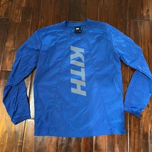 KITH Paneled Wrinkle Nylon LS Pullover- Sz. Medium